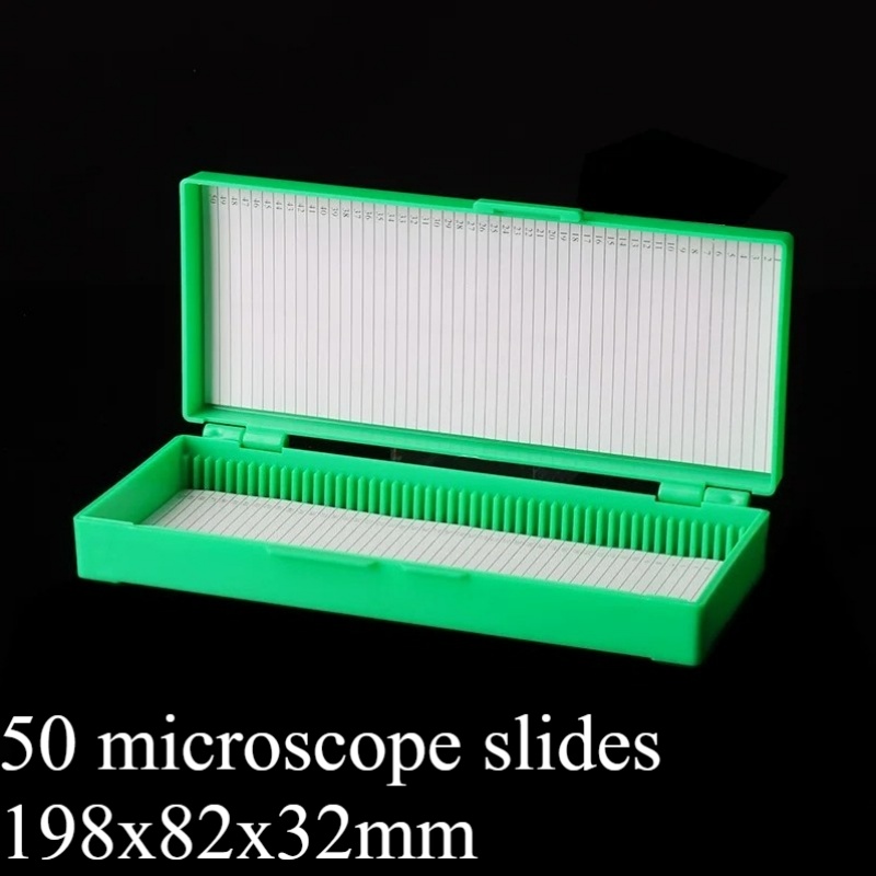 Pathology Slide Storage - 5 Buah Kotak Slide Mikroskop Plastik