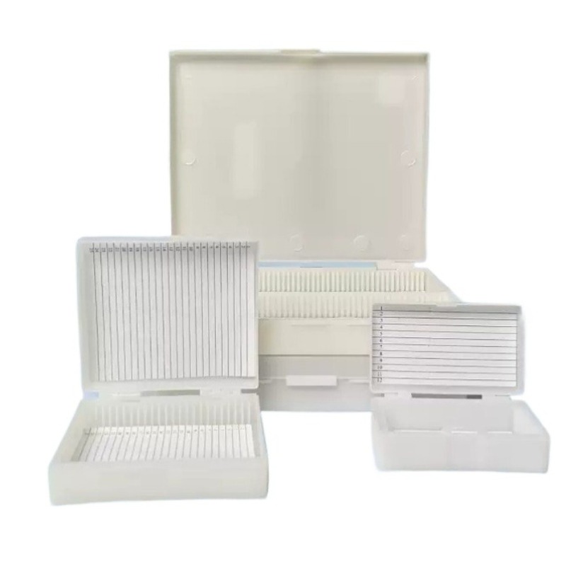 Pathology Slide Storage - Kotak Penyimpanan Slide Mikroskop dengan Gesper,