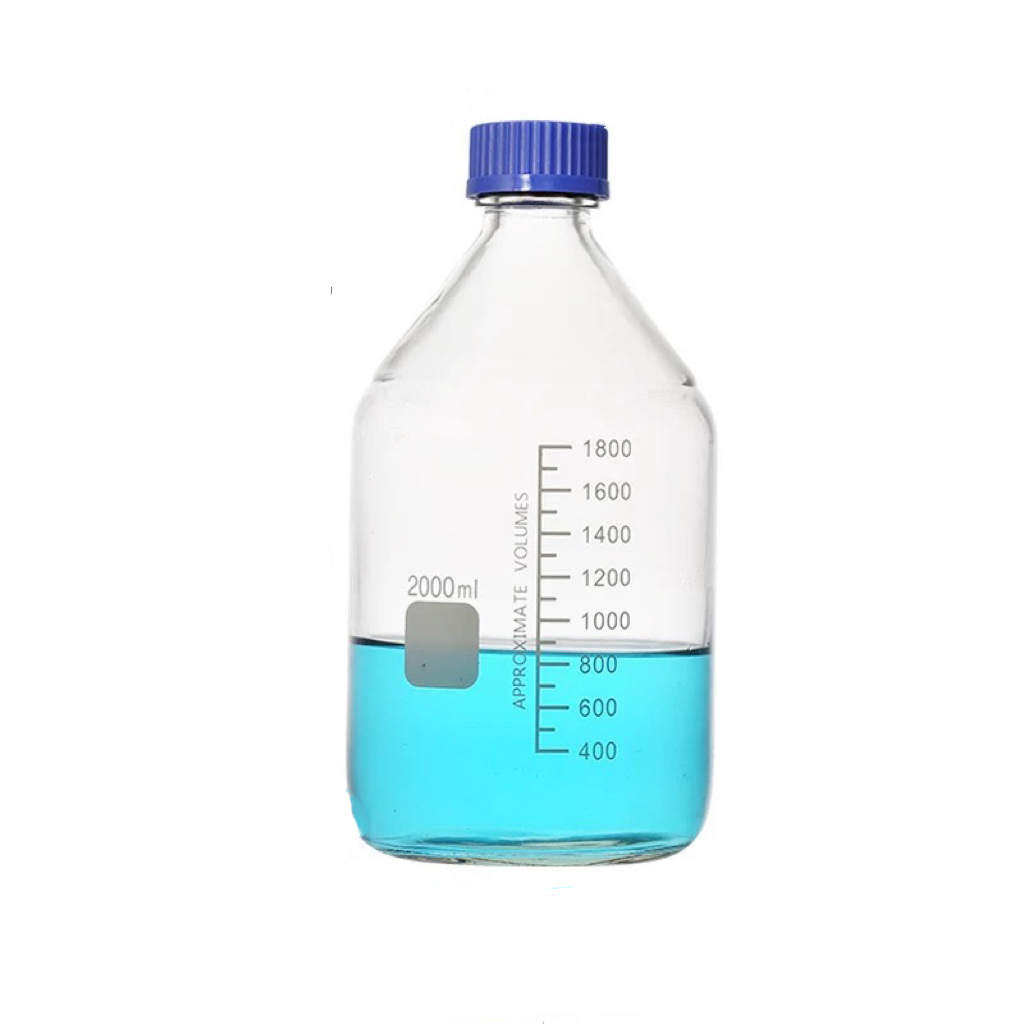 Medical Lab Technology - Mulut Sekrup Botol Reagen 2000ML dengan