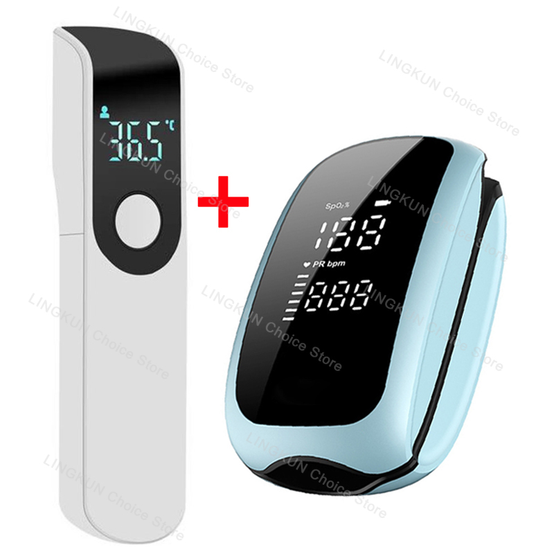 Digital Thermometer Infrared - Oksimeter Isi Ulang Termometer Demam Inframerah
