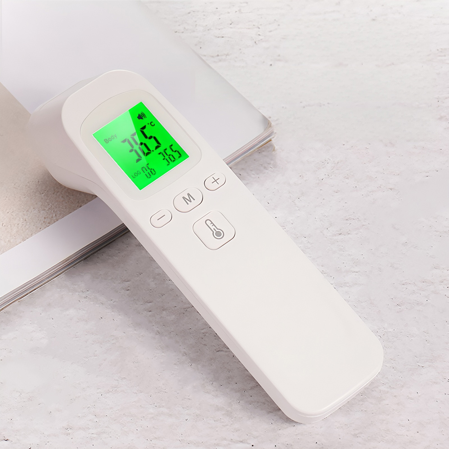Digital Thermometer Infrared - Termometer Medis Tanpa Kontak, Pengukur Suhu