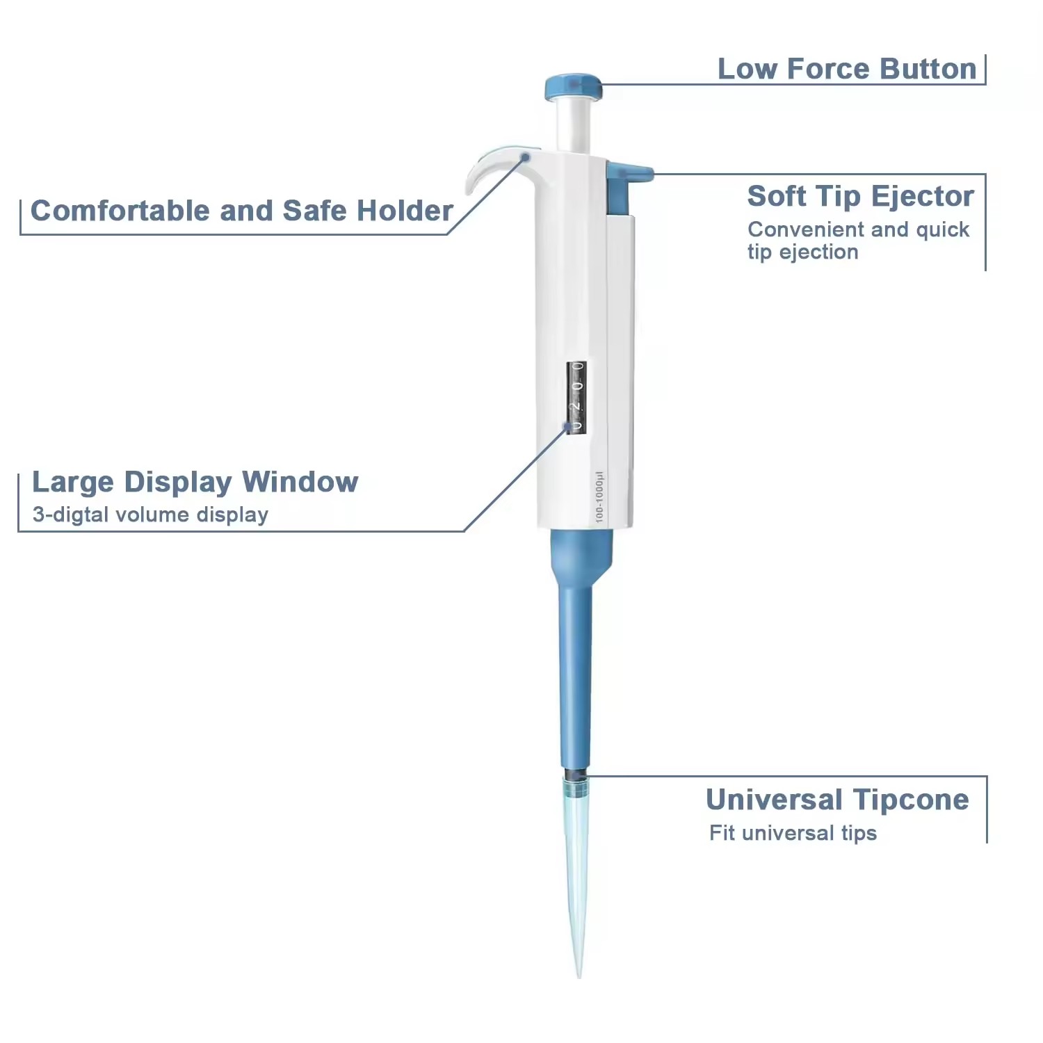 IKEME Pipette Gun Digital Adju - Medical Lab Technology ulasan dan harga