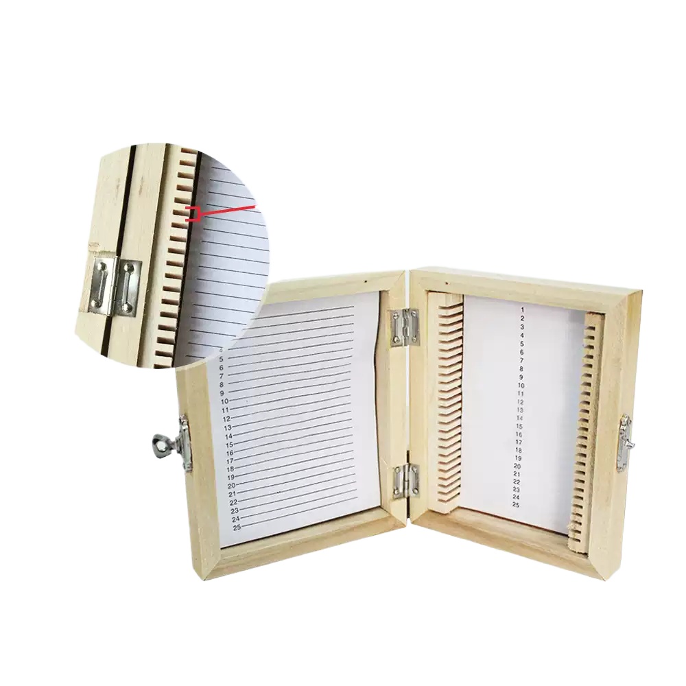 25/50/100 PCS Kotak Slide Kayu - Pathology Slide Storage ulasan dan harga