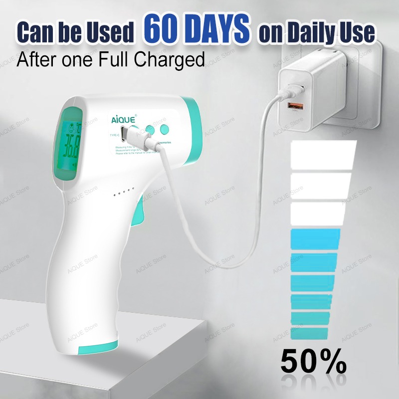 AiQUE Digital Isi Ulang ℃ ℉    - Digital Thermometer Infrared ulasan dan harga
