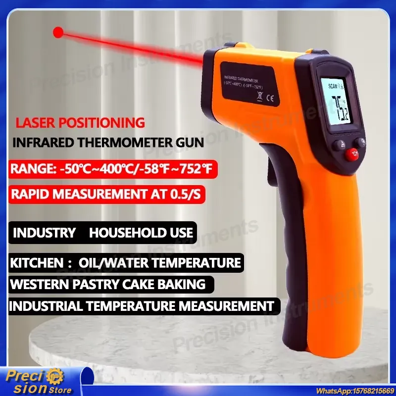 Termometer Inframerah Tanpa Ko - Digital Thermometer Infrared ulasan dan harga